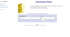 Desktop Screenshot of cylex-branchenbuch-pulheim.de
